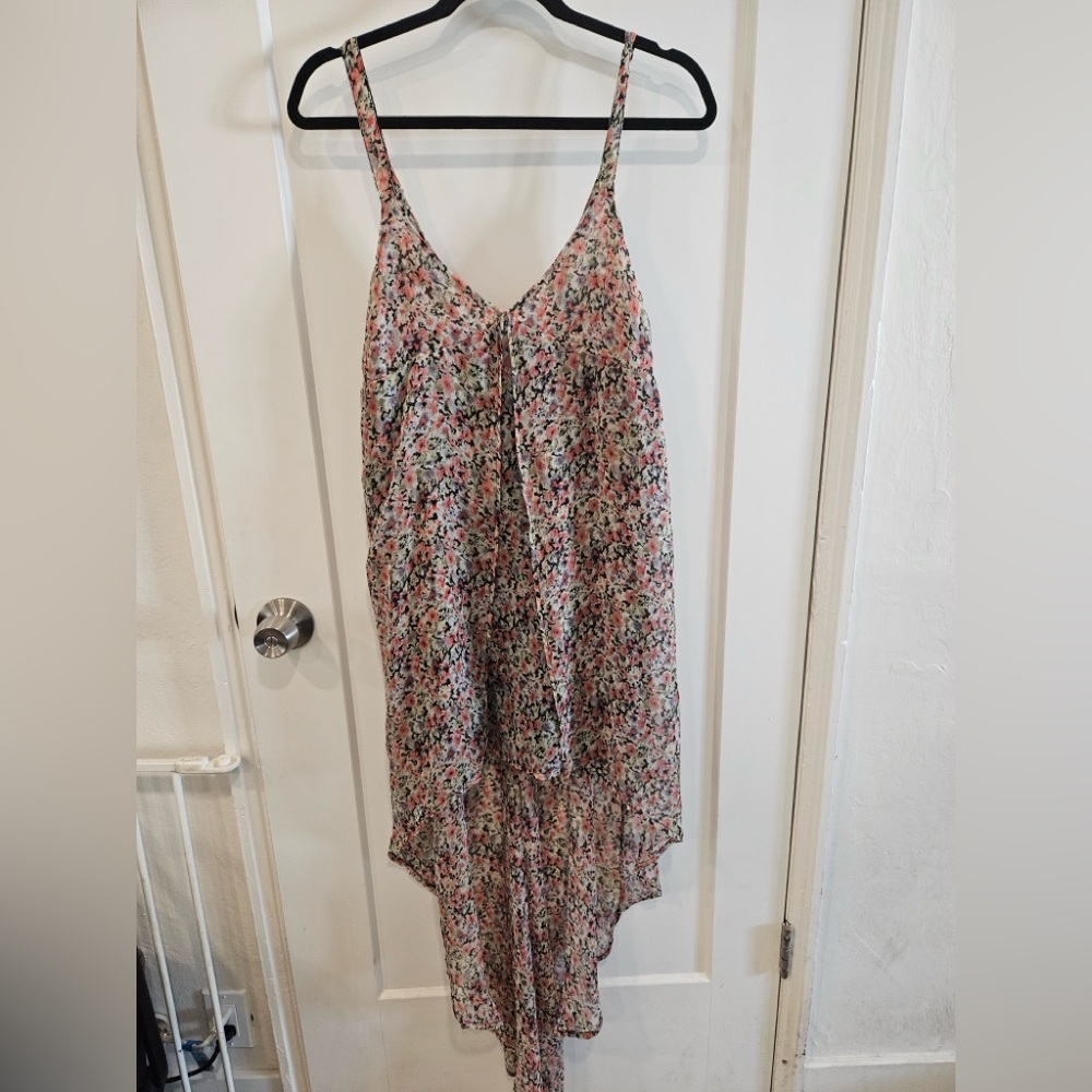 Forever 21 Multicolor Floral V-Neck Dress